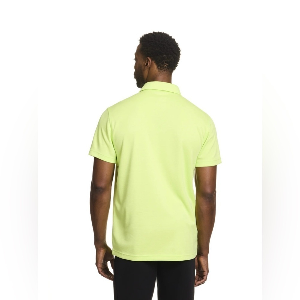 Reebok Men's Bright Lime Polo Shirt - Picture 5 of 10